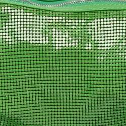 Pre Owned Chloe Green Metal Mesh and Leather Chainmail Hobo