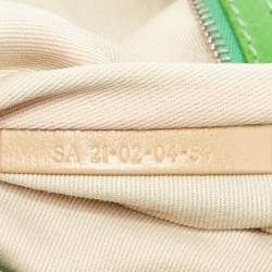 Pre Owned Chloe Green Metal Mesh and Leather Chainmail Hobo