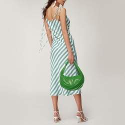 Pre Owned Chloe Green Metal Mesh and Leather Chainmail Hobo