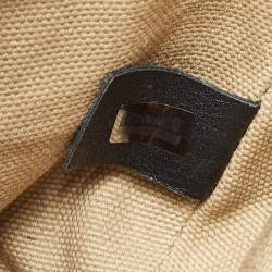 Pre Owned Chloe Black Snakeskin and Leather Gala Bucket Bag