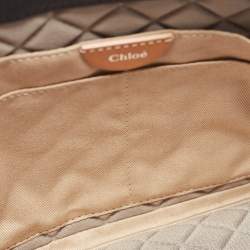 Pre Owned Chloe Black Snakeskin, Nubuck and Leather Studded Crossbody Bag