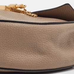 Pre Owned Chloe Beige Leather Medium Drew Shoulder Bag