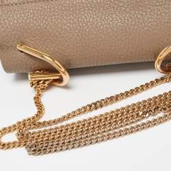 Pre Owned Chloe Beige Leather Medium Drew Shoulder Bag