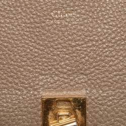 Pre Owned Chloe Beige Leather Medium Drew Shoulder Bag