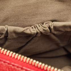 Pre Owned Chloe Red Leather Medium Marcie Shoulder Bag