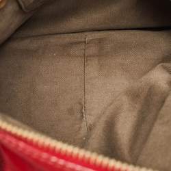 Pre Owned Chloe Red Leather Medium Marcie Shoulder Bag