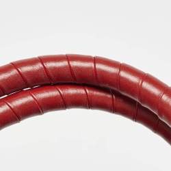 Pre Owned Chloe Red Leather Medium Marcie Shoulder Bag