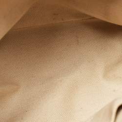 Pre Owned Chloe Tan Leather and Suede Mini Faye Daye Backpack