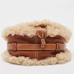 Pre Owned حقيبة كتف كلوي ميني مارسي جلد خوخي