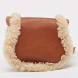 Pre Owned حقيبة كتف كلوي ميني مارسي جلد خوخي