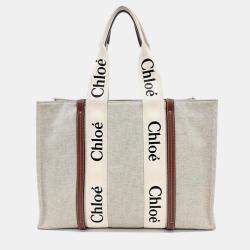 Pre Owned Chloe Woody Large Bag
