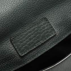 Pre Owned Chloe Dark Green Leather Medium Sally Shoulder Bag