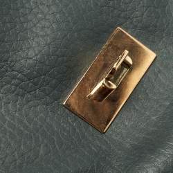 Pre Owned Chloe Dark Green Leather Medium Sally Shoulder Bag