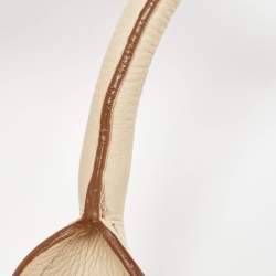 Pre Owned Chloe Cream Leather Medium Paddington Satchel