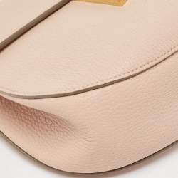 Chloe Pink Leather Medium Drew Shoulder Bag