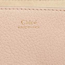 Chloe Pink Leather Medium Drew Shoulder Bag