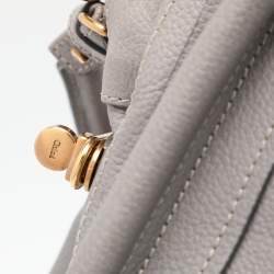 Pre Owned حقيبة كتف كلوي باراتي جلد برتقالي متوسطة