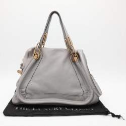 Pre Owned حقيبة كتف كلوي باراتي جلد برتقالي متوسطة