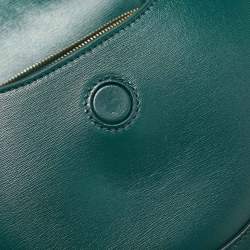 Pre Owned Chloe Green Leather Arlène Small Flap Crossbody Bag