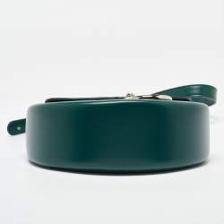 Pre Owned Chloe Green Leather Arlène Small Flap Crossbody Bag