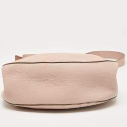 Pre Owned Chloe Pink Leather Large Drew Shoulder Bag