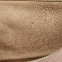 Pre Owned Chloe Pink Leather Large Drew Shoulder Bag