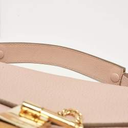 Pre Owned Chloe Pink Leather Large Drew Shoulder Bag