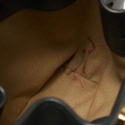 Pre Owned Chloe Black Leather Gala Bucket Bag