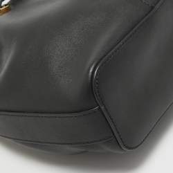 Pre Owned Chloe Black Leather Gala Bucket Bag