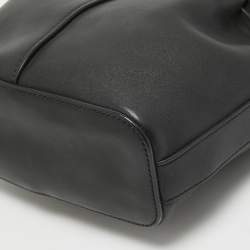 Pre Owned Chloe Black Leather Gala Bucket Bag