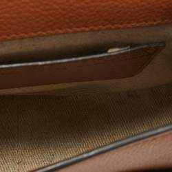 مملوكة مسبقًا Chloe Brown Leather Small Marcie Saddle Crossbody Bag