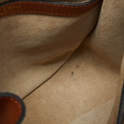 Chloe Brown Leather Small Hudson Fringe Shoulder Bag