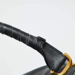 Pre Owned Chloe Black Leather Large Marcie Satchel