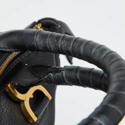 Pre Owned Chloe Black Leather Large Marcie Satchel