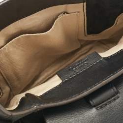 Chloe Black Leather and Suede Mini Faye Daye Backpack