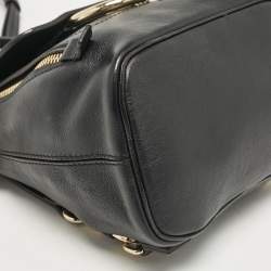 Chloe Black Leather and Suede Mini Faye Daye Backpack