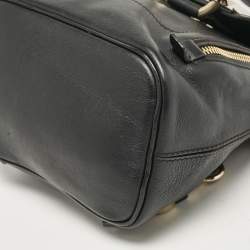 Chloe Black Leather and Suede Mini Faye Daye Backpack
