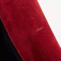 Pre Owned Chloe Red Python Medium Sally Shoulder Bag