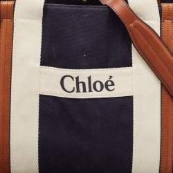 Chloe Navy Blue Canvas Baby Changing Tote