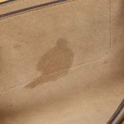 Pre Owned Chloe Mustard/Brown Leather and Suede Small Faye Shoulder Bag