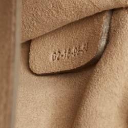 Pre Owned Chloe Mustard/Brown Leather and Suede Small Faye Shoulder Bag