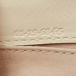 Chloe Off White Leather Vick Zip Pouch