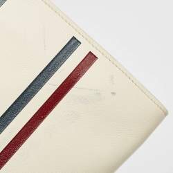 Chloe Off White Leather Vick Zip Pouch