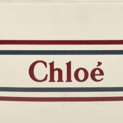 Chloe Off White Leather Vick Zip Pouch