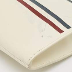 Chloe Off White Leather Vick Zip Pouch