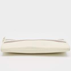 Chloe Off White Leather Vick Zip Pouch