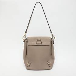 Chloe Grey Suede and Leather Small Faye Day Backpack