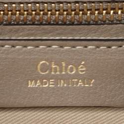 Chloe Grey Suede and Leather Small Faye Day Backpack