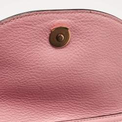 Chloe Pink Leather Small Nile Bracelet Minaudiere Crossbody Bag