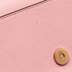 Chloe Pink Leather Small Nile Bracelet Minaudiere Crossbody Bag